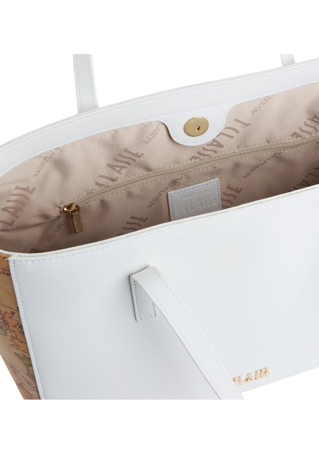 Borsa Shopper Bianca Geo Alviero Martini 1ª Classe