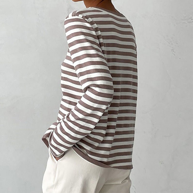Nicole | Maglione rayé chic