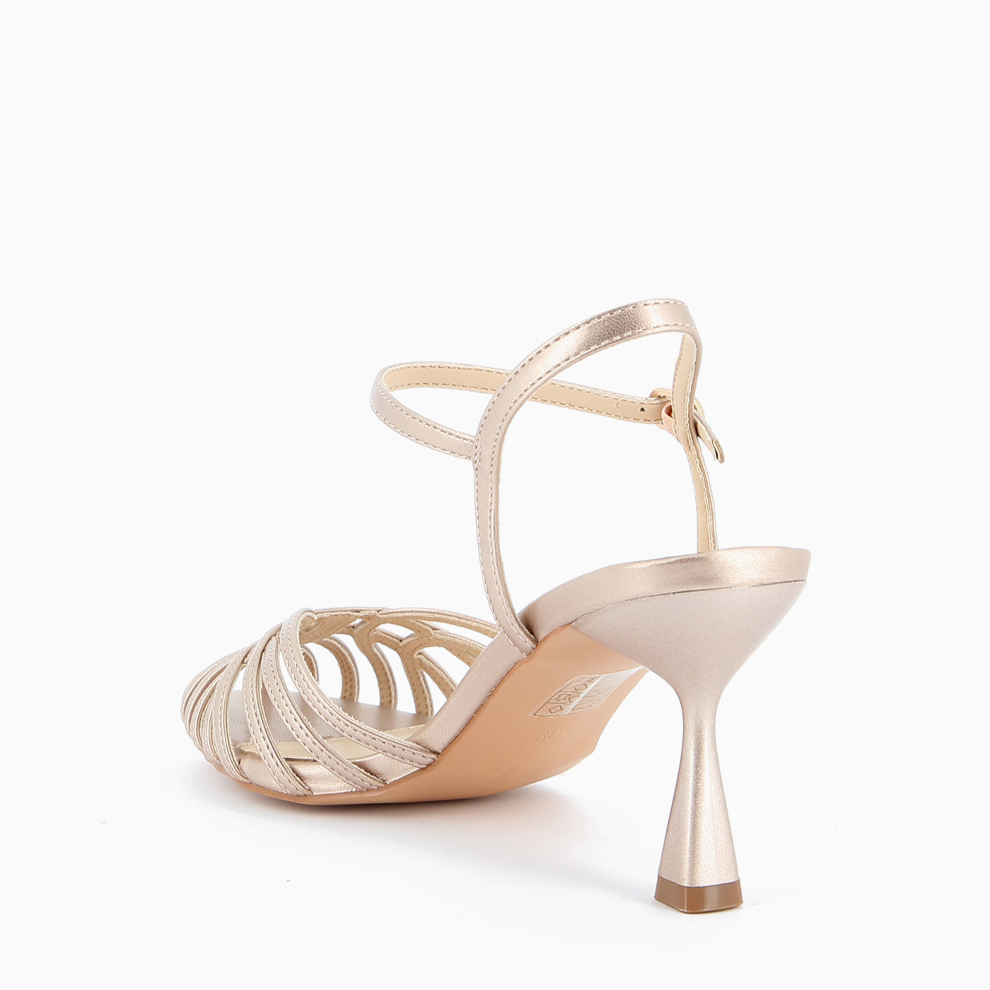 Sandalo Avril in Nappa Met Champagne