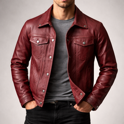 Giacca in pelle vintage Rayhawk