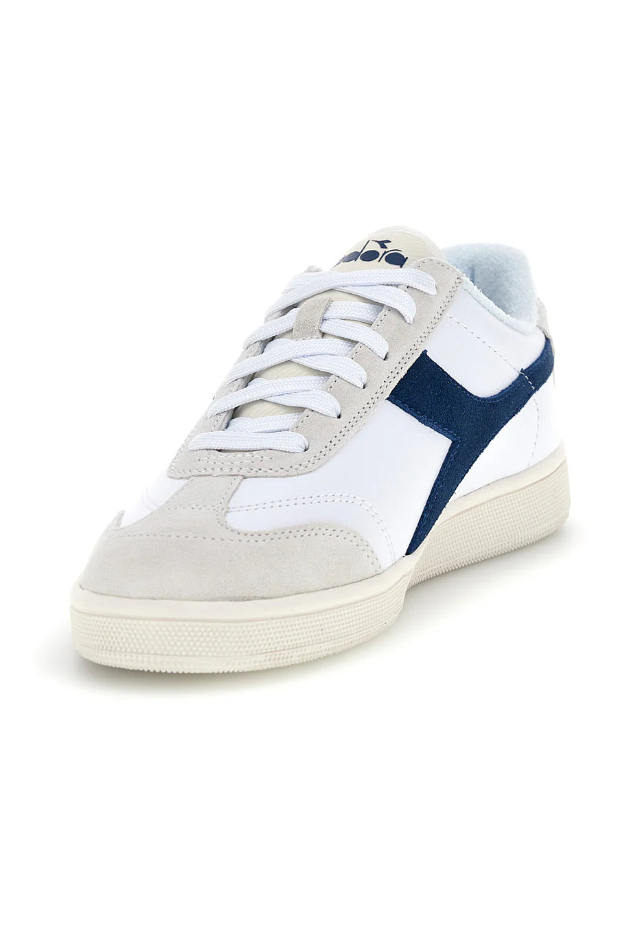 Sneakers bianco blu con lacci Diadora Kick SL