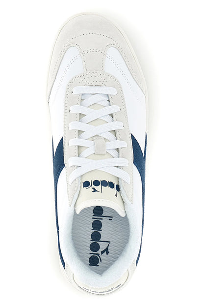 Sneakers bianco blu con lacci Diadora Kick SL