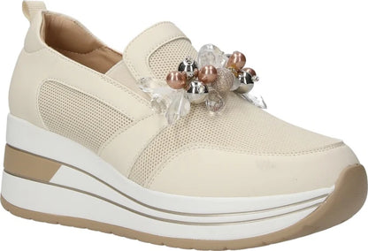Sneaker con zeppa gioiello