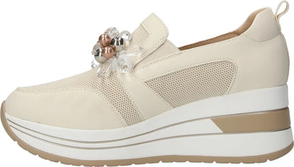 Sneaker con zeppa gioiello