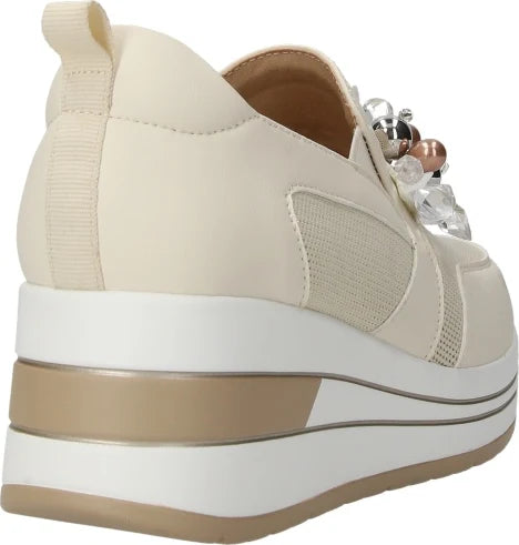 Sneaker con zeppa gioiello