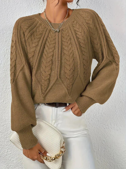 Rita | Maglia Elegante con Motivo Intrecciato