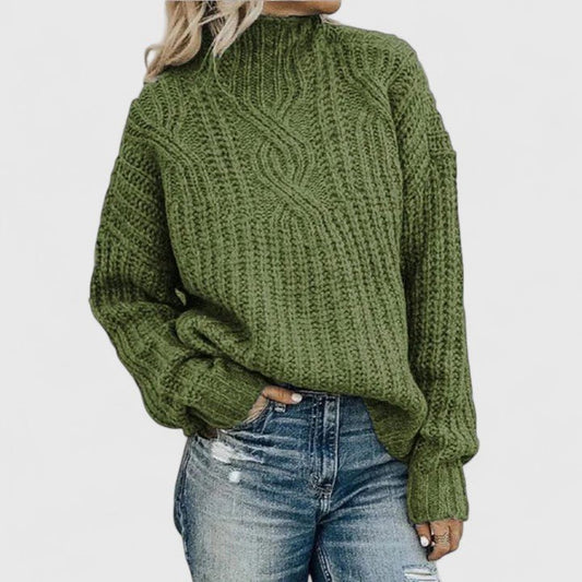 Elisabetta | Maglia Calda a Collo Alto