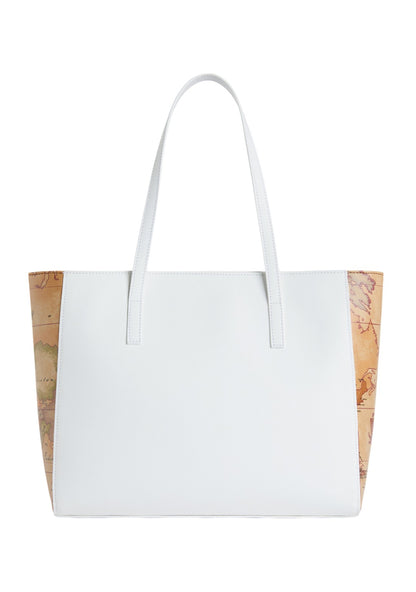 Borsa Shopper Bianca Geo Alviero Martini 1ª Classe