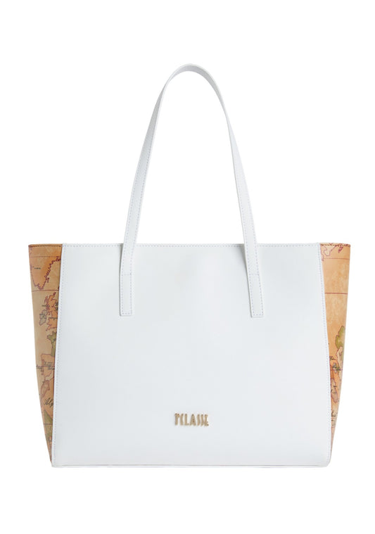 Borsa Shopper Bianca Geo Alviero Martini 1ª Classe