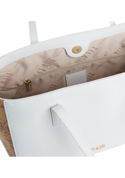 Borsa Shopper Bianca Geo Alviero Martini 1ª Classe