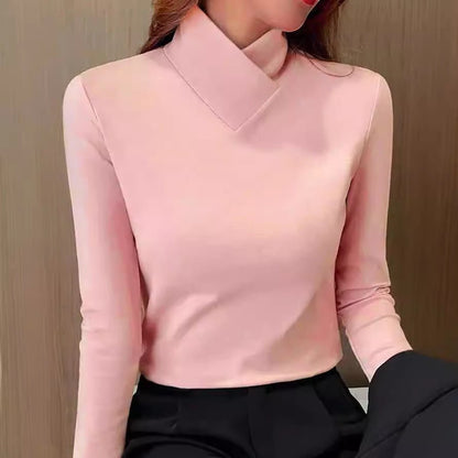 Liora | T-shirt collo alto chic