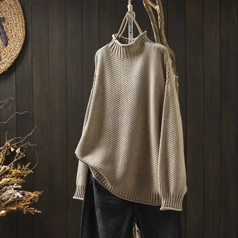 Celina | Maglione Morbido a Collo Alto