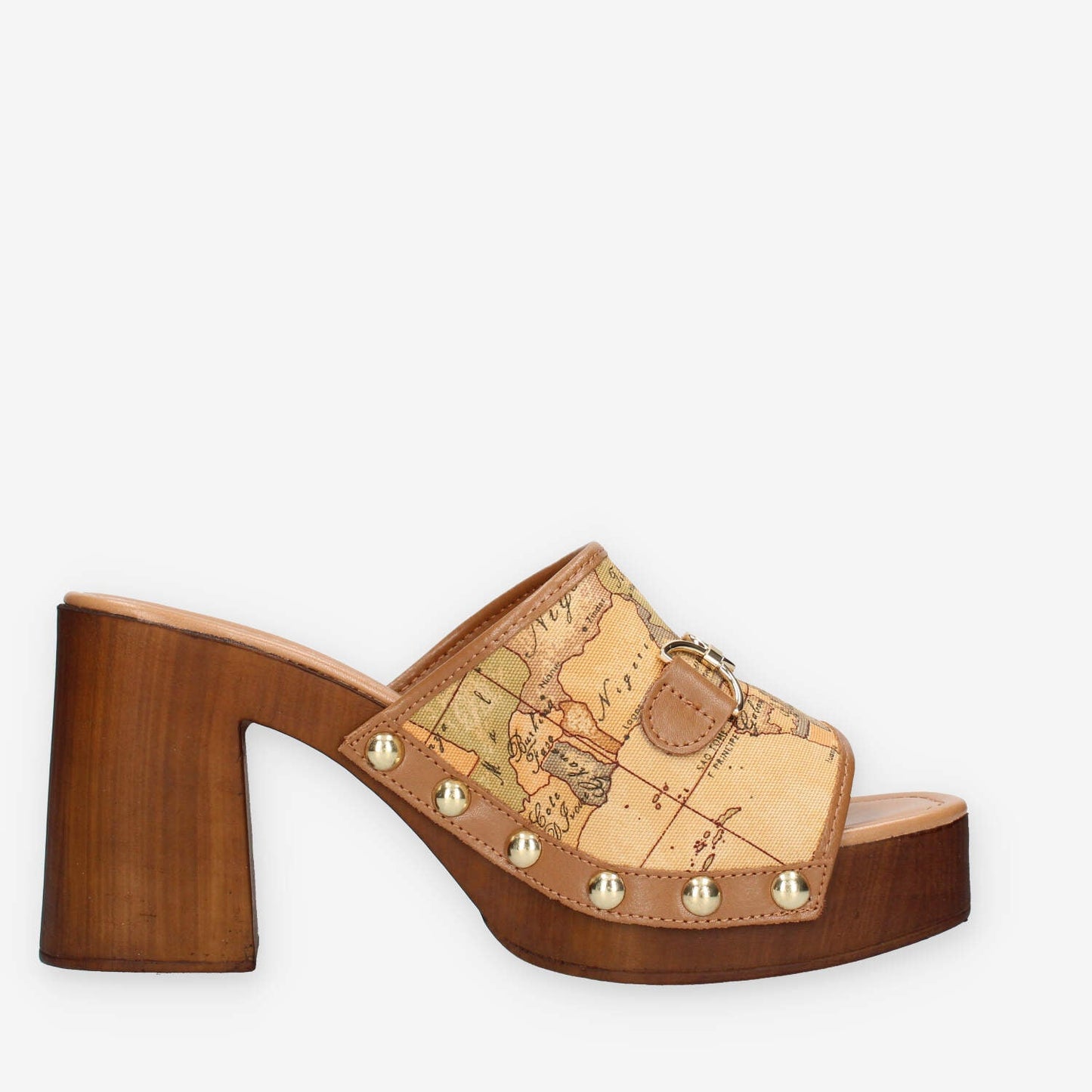 Alviero Martini Prima Classe Z1394-431H-0010 Sandali scalzati Geo Classic con tacco